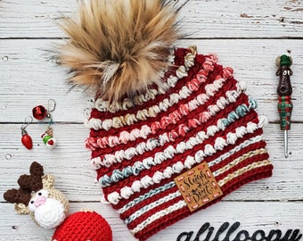 The Hello Gourdgeous Beanie Crochet Pattern- **PDF - Digital Download**