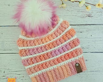Crochet Hat Pattern: The Bloom Beanie