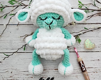 Lola the Lil' Lamb Crochet Pattern - PDF - Digital Download