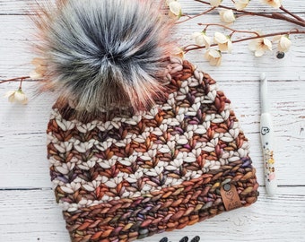 Crochet Pattern: The Sakura Beanie | PDF Digital Download
