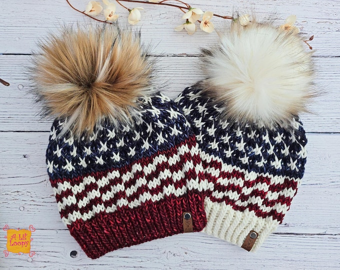 Featured listing image: Americana Beanie