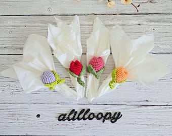 Crochet Pattern: Tulip Napkin Ring | PDF Digital Download