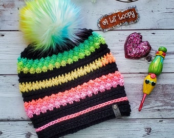 Crochet Pattern: The Beth Beanie | PDF Digital Download