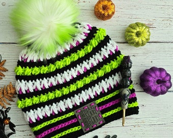 Snow Kissed Beanie Crochet Pattern