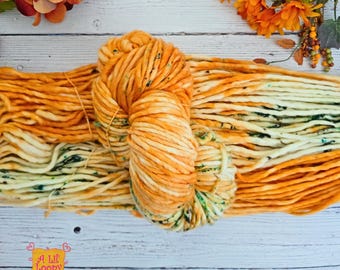 Hand-Dyed Super Bulky Yarn in The Great Pumpkin
