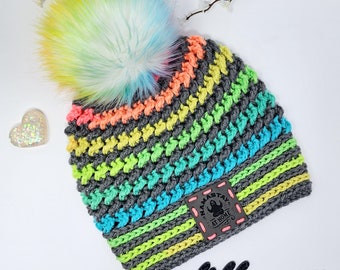 Crochet Hat Pattern - The Mattie Beanie