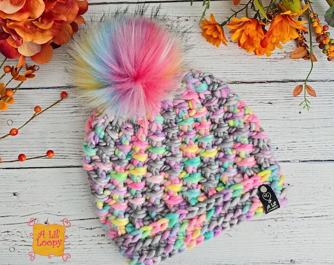Featured listing image: Crochet Pattern: The Snow Drifts Beanie