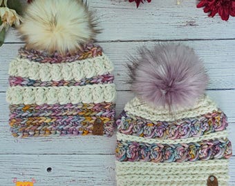 Super Bulky Crochet Beanie Pattern: The Big Bloom Beanie