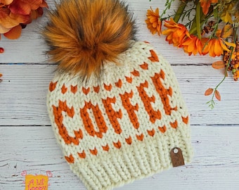 Hand Knit Luxury Coffee Beanie