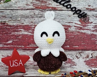 Sam the Lil Eagle Crochet Pattern - **PDF - Digital Download** - Crochet Pattern Tutorial - Bird Crochet Pattern - Eagle Amigurumi Pattern