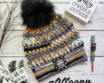 The Nevermore Beanie Pattern- **PDF - Digital Download**