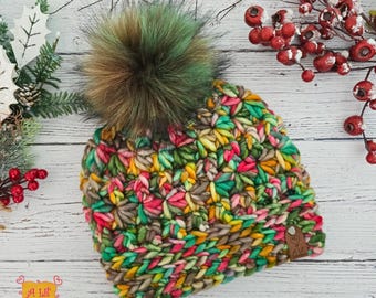 Crochet Hat Pattern: Winter Star Beanie (PDF Download)