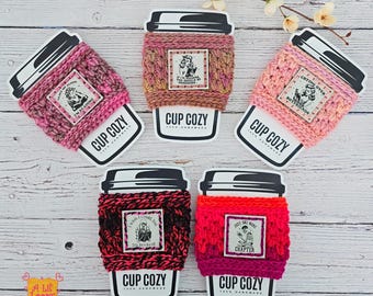 Snarky Crocheted Coffee Sleeve for Book Lovers