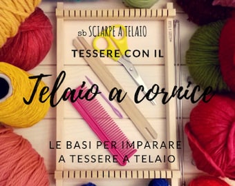 Kit Tessitura Con Telaio E 400 Passanti | Uncinetto, Navetta E Borsa - Ideale Regalo