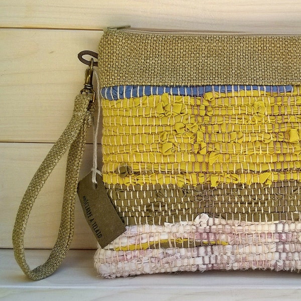 Pochette da polso_ MINI BOHEMIAN RAPSODY giallo/verde