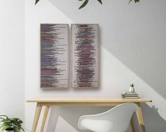 COLORI,  tela tessuta a telaio