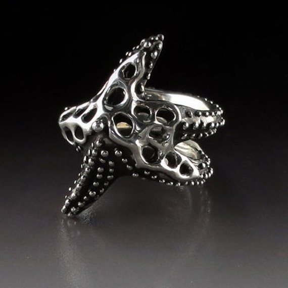 Starfish Ring from my Fusion Collection - Sterling Silver Beach Jewelry