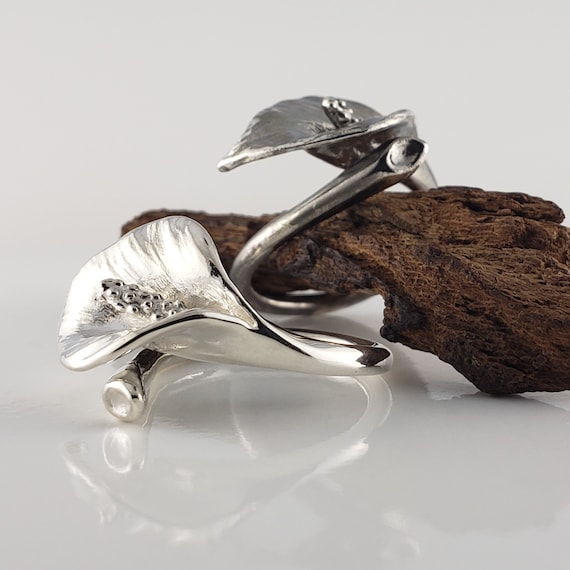 Calla Lily Sterling Silver Ring
