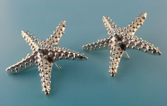 Starfish Ear Wire Earrings, Sterling Silver Starfish Earrings, Sea Star Earrings, Beach Design, Wedding Jewelry