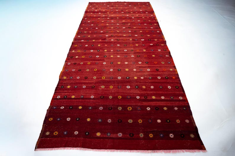 6x12 Rug 6x12 Vintage Kilim Rug, Red Kilim, Handwoven Rug, Large Kilim Rug ...