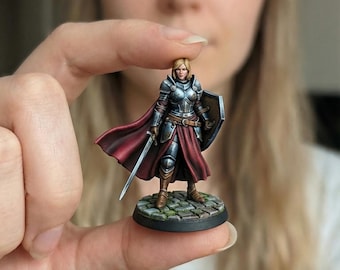 Custom D&D Character Miniature Set (2 Miniatures + Base) From Your Photo | Personalized RPG Hero with Concept Art