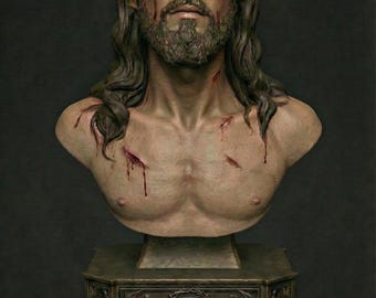 Custom Portrait Bust of Jesus Christ – 40 cm