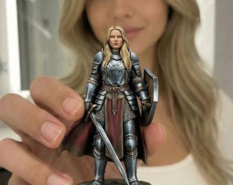 Custom D&D Character STL From Your Photo | Personalized RPG Hero 3D Model | Fantasy Miniature STL
