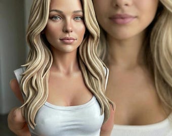 Personalized 3D Portrait Bust From Photo | Custom 3D Printed Figure