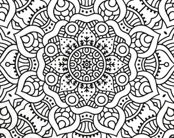 Livro de colorir com padrões geométricos: 54 designs abstratos (PDF)