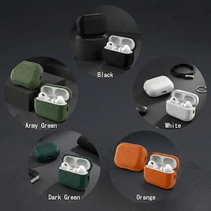 Airpods Case Leather Texture Multiple Colour Protector For Apple Earphones Men Women Gift