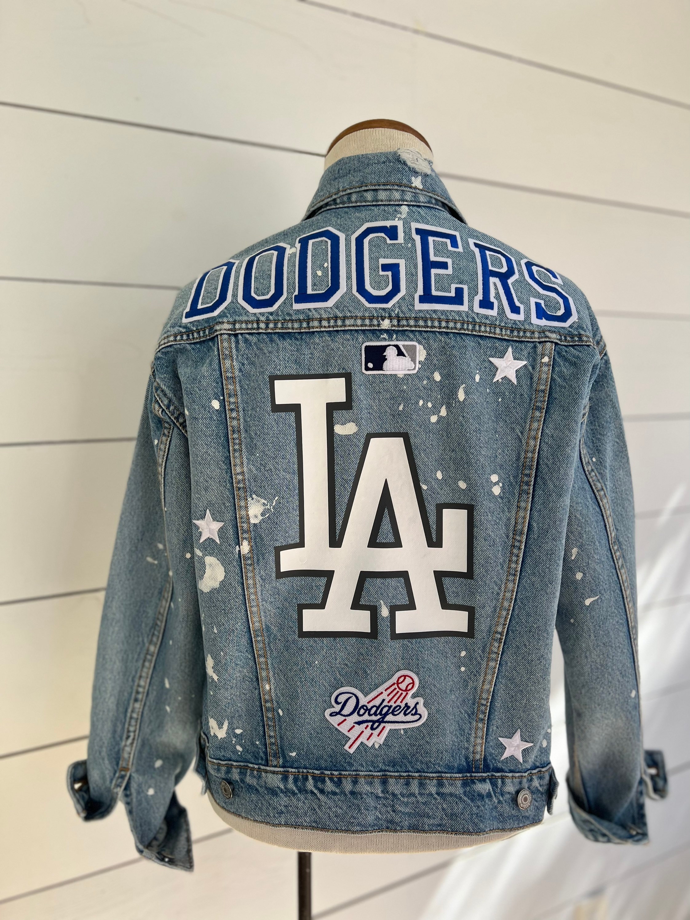 dodgers jean jacket