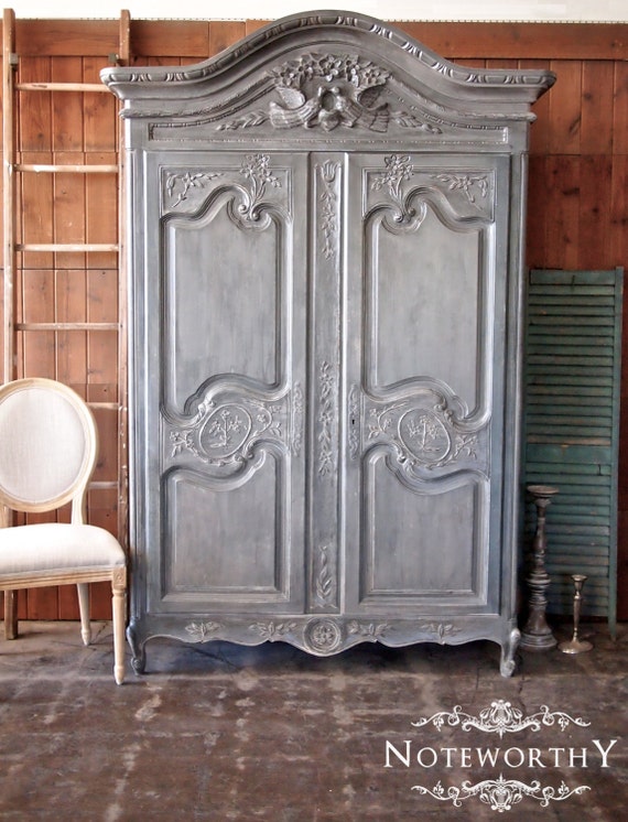Items similar to Oversized French Armoire on Etsy