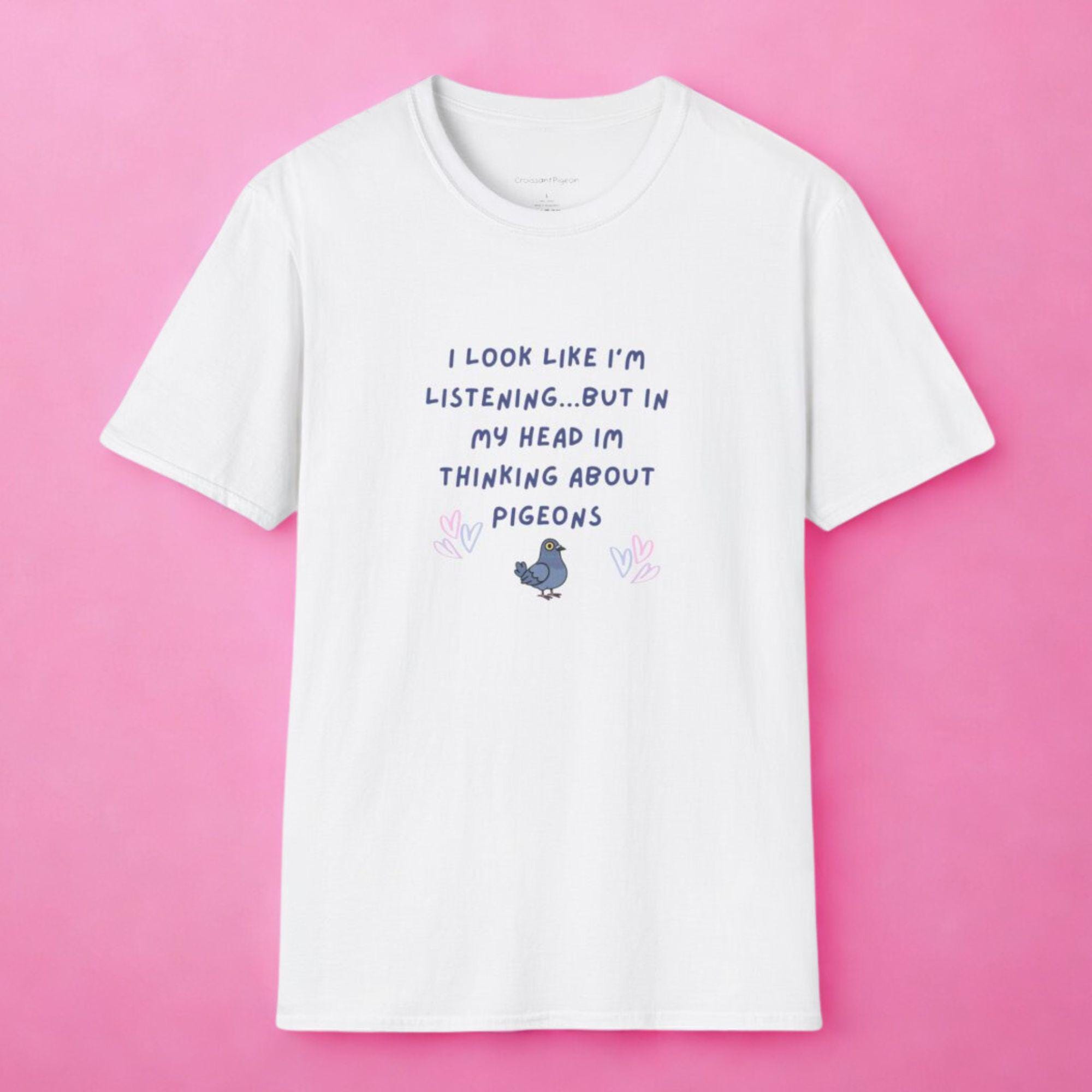Funny Pigeon Lover T-shirt: Sensory Friendly - Etsy