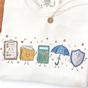 Insurance Agent PNG | Occupation Doodles | Cute Insurance Shield PNG | Insurance Agent Appreciation Sublimation | Insurance Shirt Design