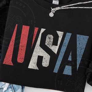 USA Distressed Retro PNG