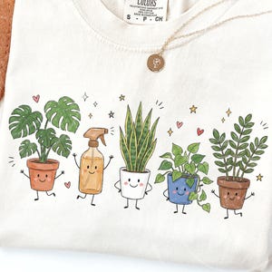Växtmamma PNG | Doodle-karaktärsdesign | Söt krukväxtgrupp | Trädgårdsmästare och plantaholic-sublimering | T-shirtgrafik för krukväxter