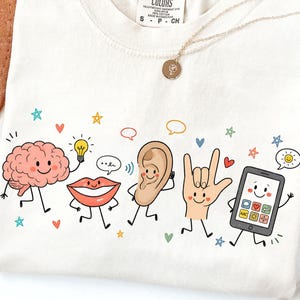 Speech Therapy PNG, Every Voice Matters Design, SLP Doodle Characters, AAC Device, Speech Therapist Sublimation, Communication Shirt Graphic