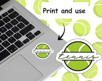 Tennis Sticker | Sport Planer Aufkleber | Tennis-Sticker für Tagebücher & Planer