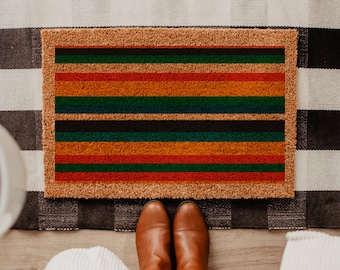 Welcome Fall Decor Doormat, Modern Doormat, Housewarming Gift, Autumn Decor, Christmas Doormat, Retro Decor, Welcome Mat, Wedding Gifts