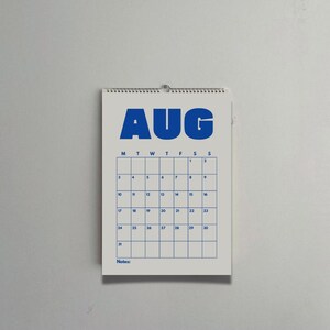 Calendrier 2026 imprimable | Téléchargement PDF | Modèle d'agenda annuel | Calendrier pour la maison et le bureau | A4 image 7