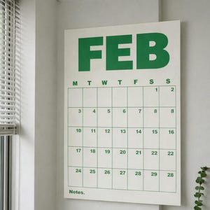 Calendrier 2026 imprimable | Téléchargement PDF | Modèle d'agenda annuel | Calendrier pour la maison et le bureau | A4 image 5