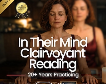 Lectura mental clarividente a la misma hora / Revela sus pensamientos más profundos y sentimientos secretos / Escaneo telepático del amor brutalmente honesto / Psíquico