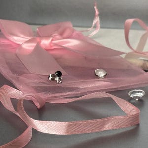 Astronaut Silver Stud Earrings: Space Jewelry (6mm)