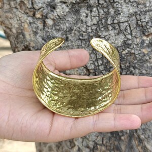 Wide Hammered Turquoise Cuff Bracelet, Multi-Stone Statement Cuff, White Howlite Boho Jewelry image 8