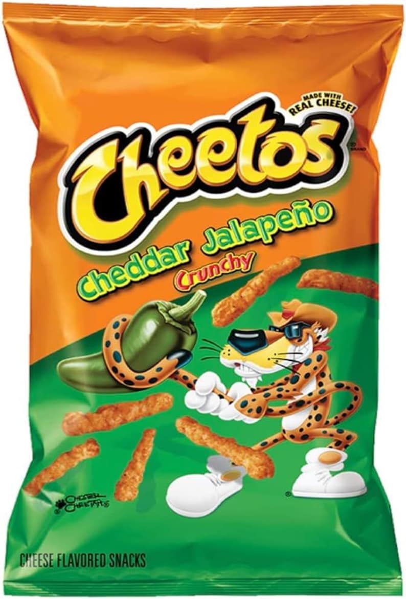 Cheetos Flamin Hot Crunchy & Cheddar Jalapeño Crunchy 8oz/226g (mix ...