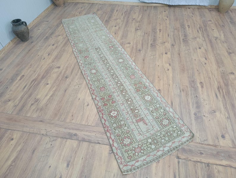 Turkish Patchwork Rugs Handmade Wool Runner Rug, Turkish Anatolian Patchwork Entryway Carpet ...