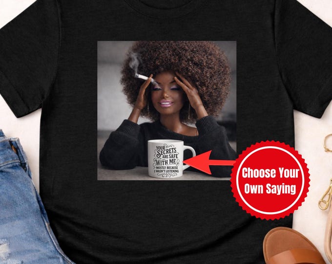 Featured listing image: Funny Doll Meme Shirt Custom – personalized stressed doll with coffee tee, sarcastic humor shirt for moms teachers, funny meme gift idea