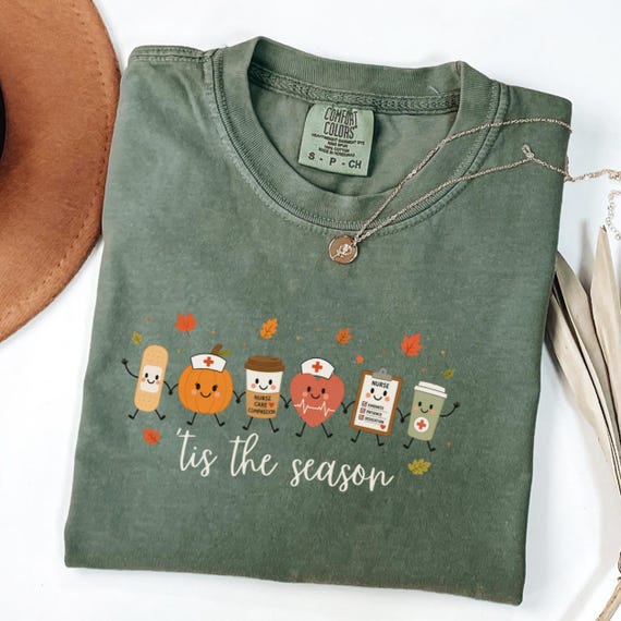 Nurse Gift for Registered Nurse Halloween Outfit for Pediatric Nurse Fall Shirt for Thanksgiving Hospital Clinic Gift for nurse appreciation