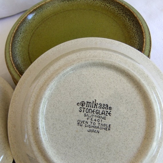 Reserved For Cassandra 8 Pieces Mikasa Sauterne Green Etsy