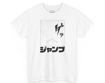 Japansk manga ljudeffekt t-shirt (hoppa)